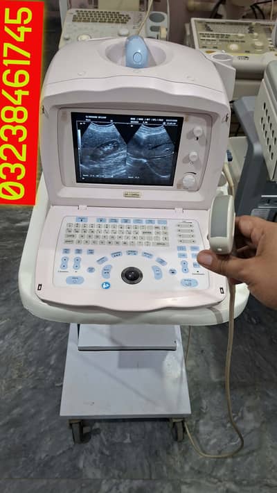 used china mindry dp 1100 plus ultrasound machine wih trolly