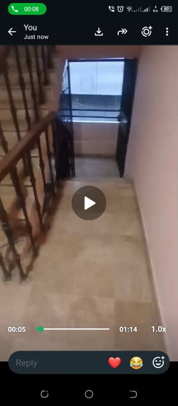 2 Bed DD flat 1st floor samy furnished 35-C 950 sqrfet 21 commercial Flat no 1 Al ahaad apartment Phase 2 Extention Rent 75 hazar final. ShahBaz BaLoch 0322.5996882.