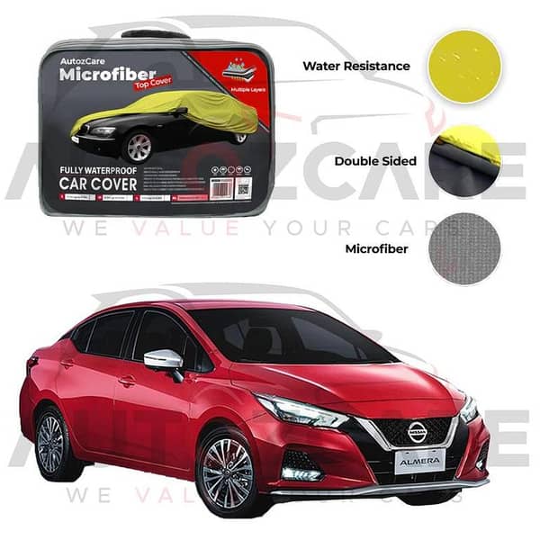 Nissan Almera Microfiber Car Top Cover - Model 2019-2026