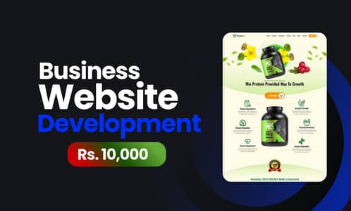 Professional Business Website Design | Free Domain & Hosting