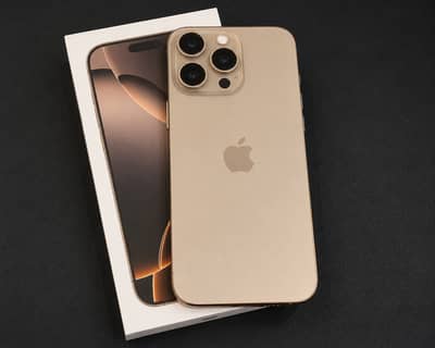 iPhone 16 Pro Max – Desert Titanium | 256GB | Official PTA Approved