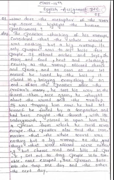 Assignment writing