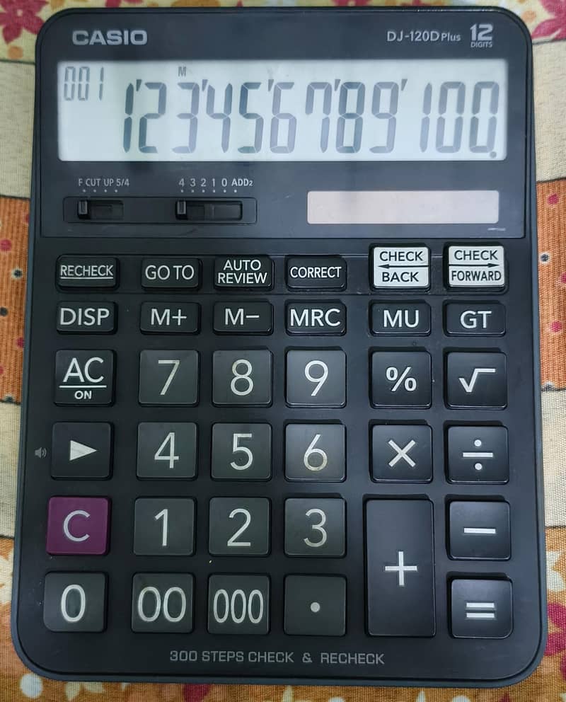 Casio calculator 1