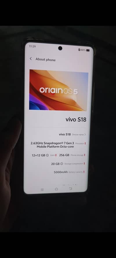 Vivo s18 non pta 12 256