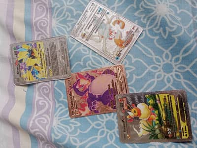 4 poke mon cards