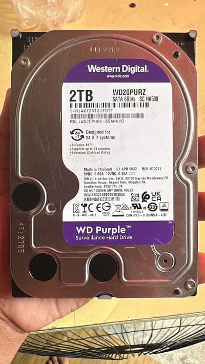 Hard Disk 2TB wd