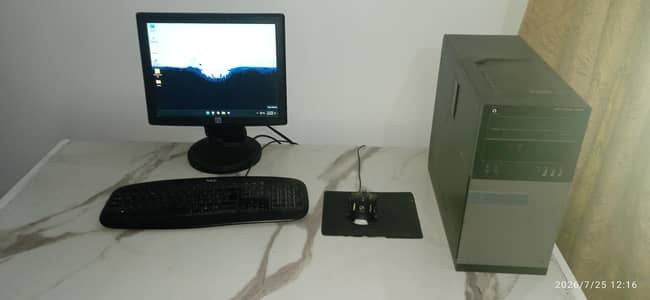 Full Gaming Setup With PC, Monitor, Keyboard and Mouse