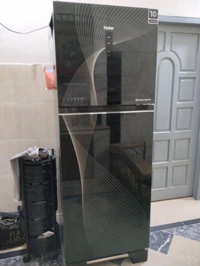 1 year used refrigerator haier digital inverter full size