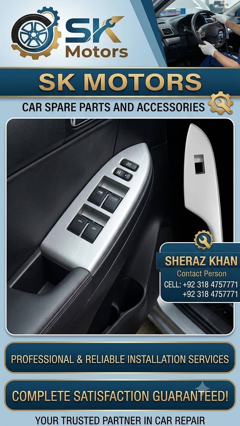 Power Window Switch & Master Panel with Installation 0