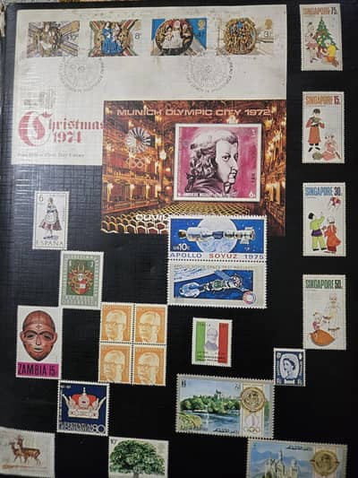 Vintage Worldwide Stamp Collection