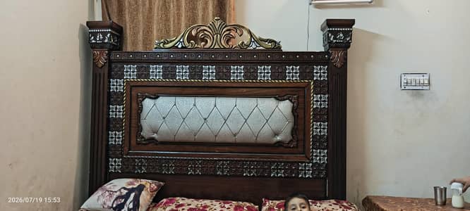 King size Double bed with Master Foam matress
