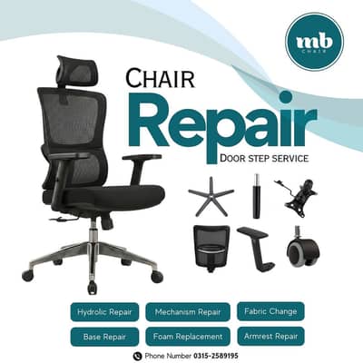 Chair Repairing | office chair fix | broken office chair repair