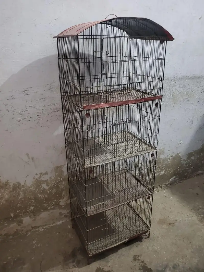 cage for birds, 4 portions pingera, master cage — photo 7