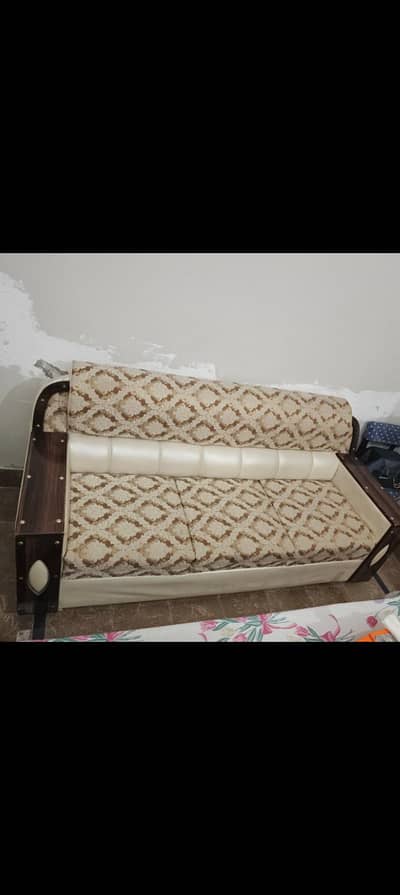 wooden sofa good condition