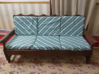 Wooden sofa set