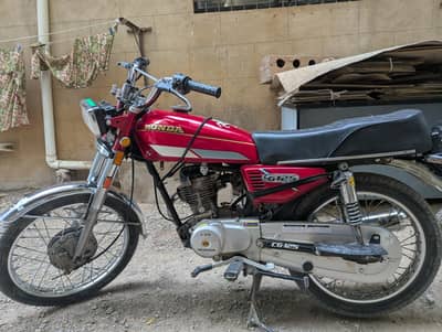Honda CG125 1991 Model Karachi Number