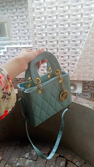 mint green cross body bag like new
