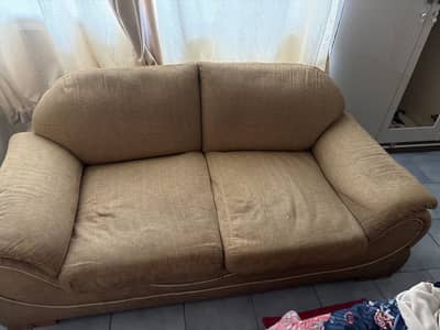 4 seater sofa| good condition| comfortable & strong