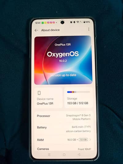 OnePlus Ace 13R (Flagship) – 16GB RAM / 512GB ROM – Non-PTA
