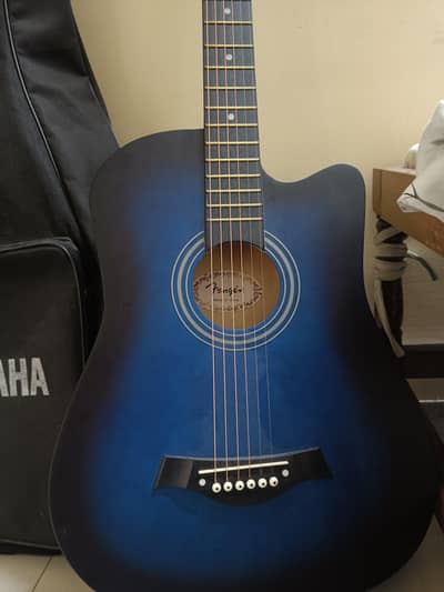Acoustic Guitar, barely used, Blue