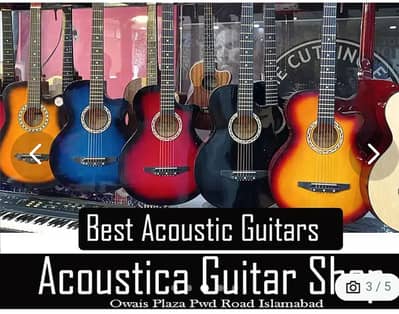 Quality guitars collection at Acoustica guitar shop