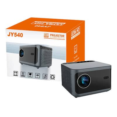JY540 portable android projector, 4K ultra HD 200” display projector