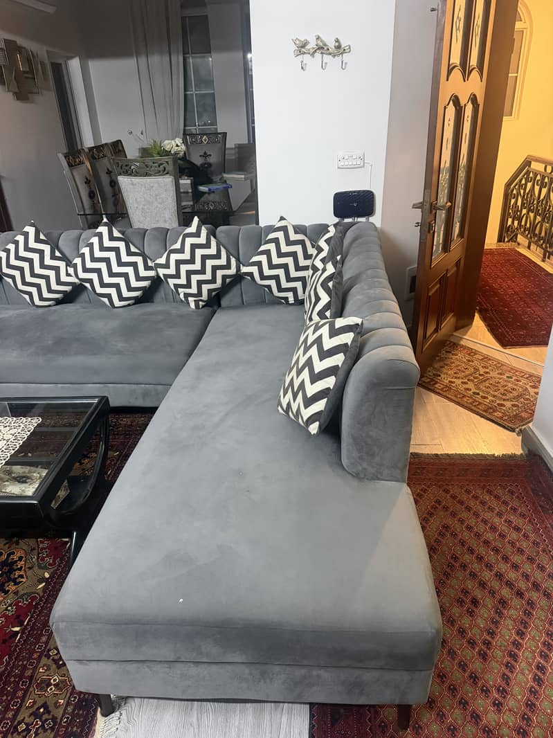 L shape sofa 2