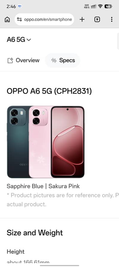 OPPO A6 5G Non PTA