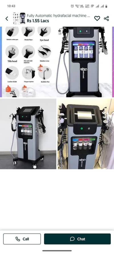Hydra Facial Machine 12 in 1
