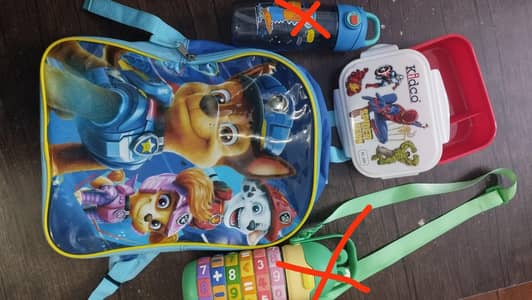 imported school bag/ bagpack with lunch box