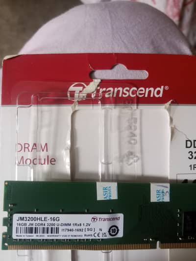 16GB Ram , Transcend and Samsung 03008126446
