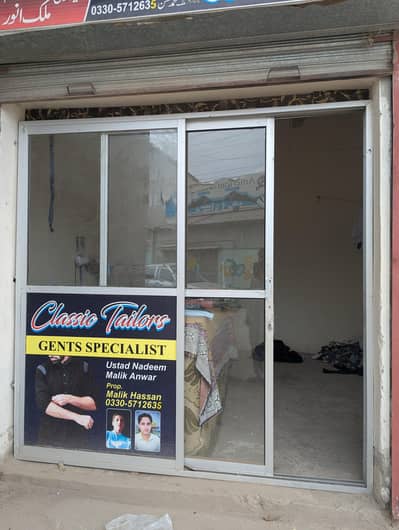 8x8 Aluminum Frame Door For Office or Shop