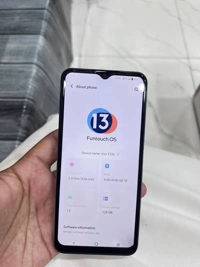 Vivo y33s box and phone