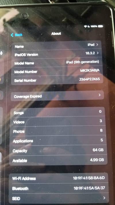 I pad 9th generation