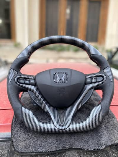 Honda Reborn Honda City multimedia steering wheel carbon fiber
