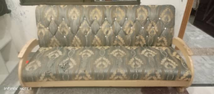 wood sofa
