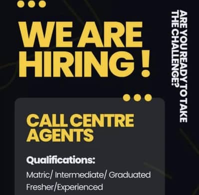 Matric Inter Pass Students Required for Call CenterJob|UrduEnglishboth