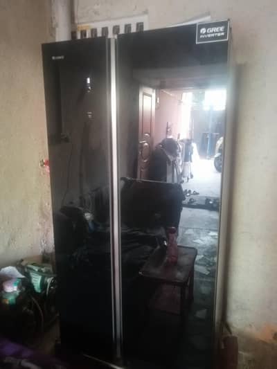 Gree inverter side by side glass door