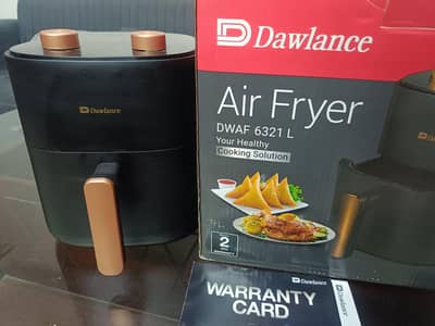 New Dawlance Air fryer 5.5 liters in warranty