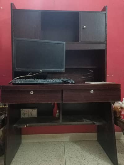 Study Table And Computer table with built-in light and plug for PC etc