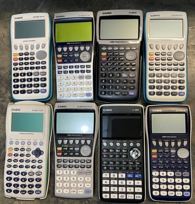 CASIO FX-CG50, 9860GII SD , 9750GII, 35+E GDC GRAPHIC CALCULATORS
