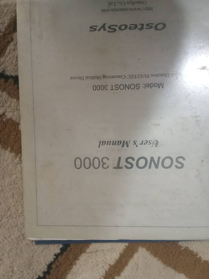 ultraound bone densitometer (sonost 3000) 4