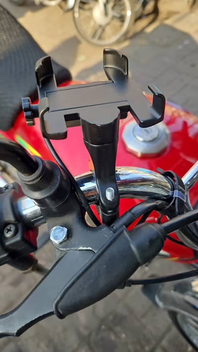 Metal mobile stand bike with USB charging