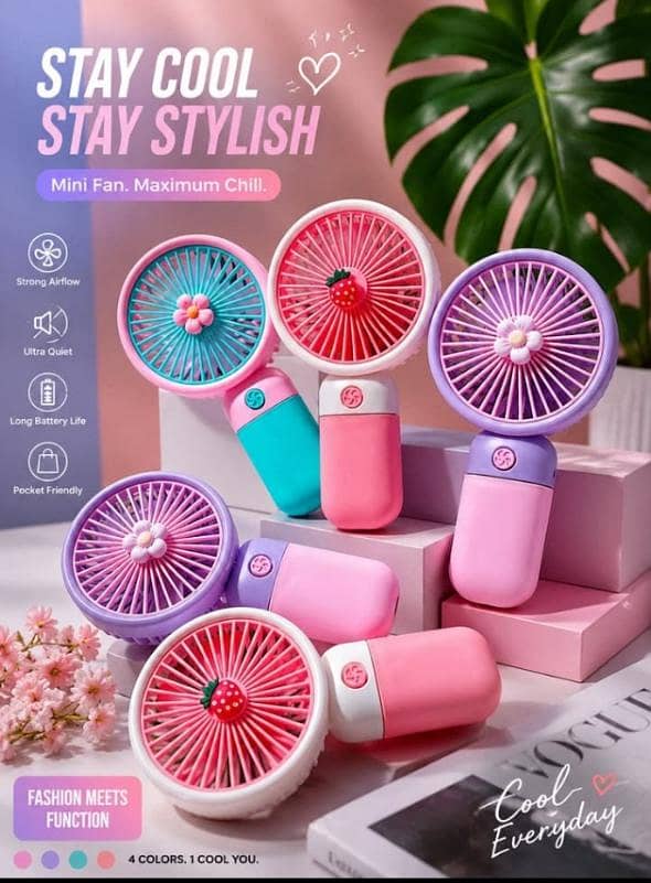 Portable mini USB fan 4
