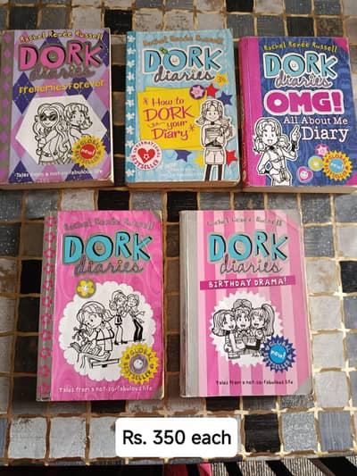 Pre loved Dork Dairies + Misc books available