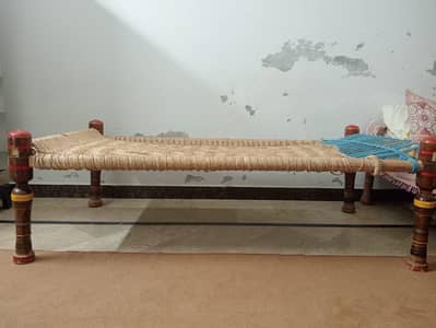 Wood Cot/چارپائی