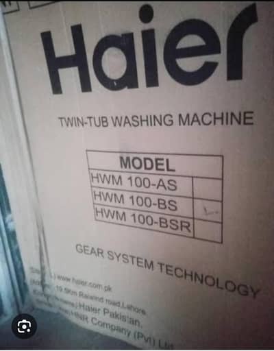 Haier Twin Tub Washing Machine(Brand New Box Pack)