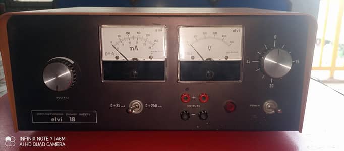 Elvi 18 electrophoresis power supply