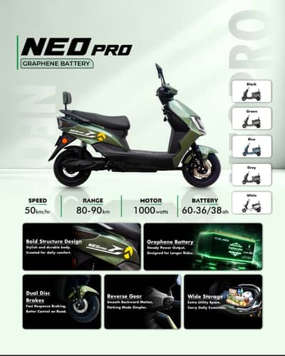 Electric Bike Jolta NEO PRO Graphene Battery Electric Scooter