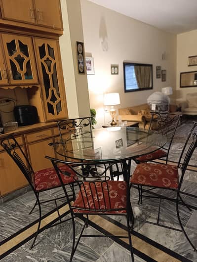 dining table and console